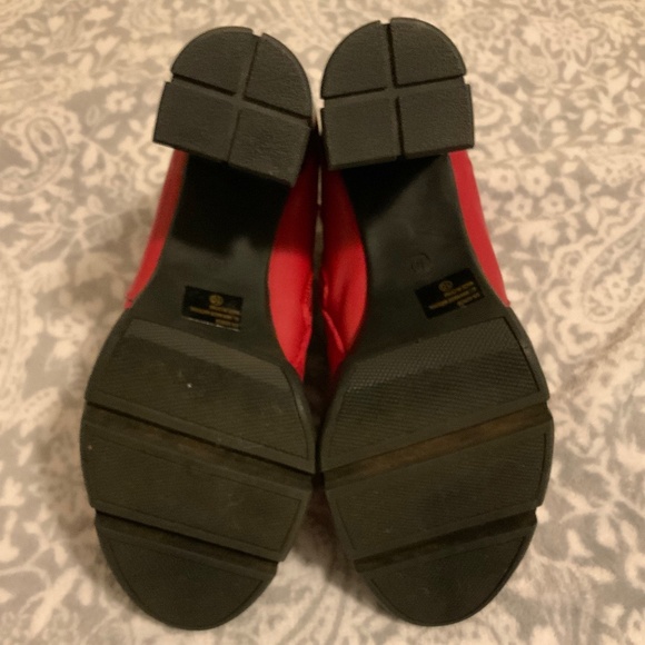 Atalina Platform Boots - Women’s Size 10 - Burgundy - Picture 4 of 6